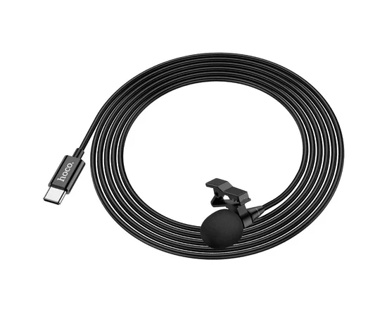 Мікрофон петличний Hoco L14 Type-C Black