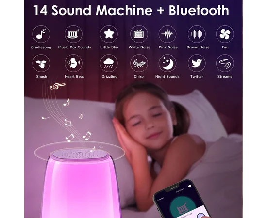 Нічник Kids Dream H03 with Bluetooth and APP 3000 mAh White