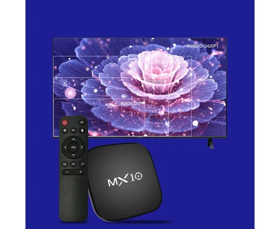 Smart Android TV Box MX10 Black