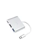 Переходник HUB Hoco HB14 Type-C to USB3.0+HDMI+PD Стальной