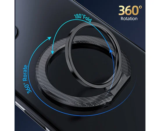 Держатель кольцо Acefast P1 Magnetic Ring Phone Holder Black