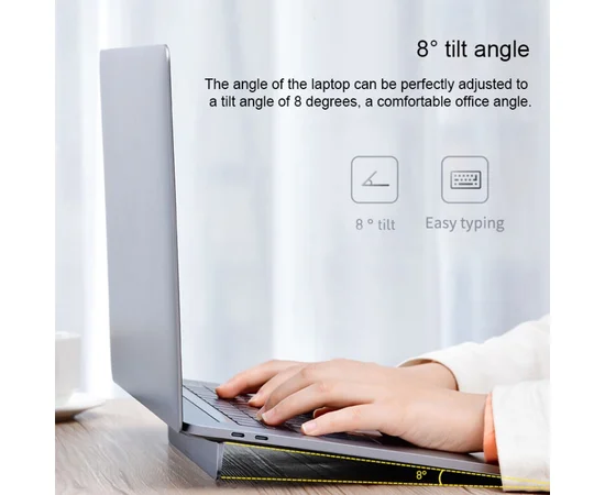 Подставка для ноутбука Baseus Papery notebook holder Темно-серый