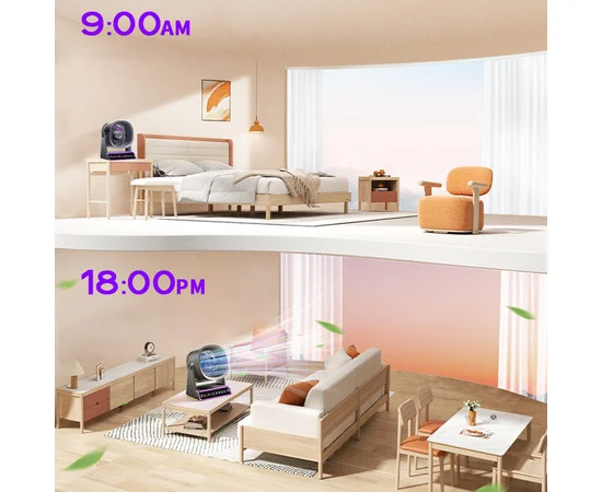 Настольный вентилятор F16 Smart 4000mAh Black