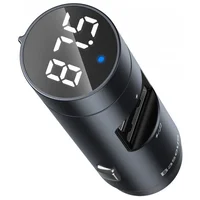 АЗУ FM модулятор Baseus Energy Column Темно-серый