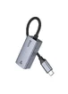 Интернет адаптер Hoco UA37 1000 Mbps (Type-C to RJ45) Metal gray