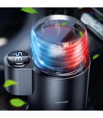 Термокружка Usams US-ZB160 Car Cooling And Heating Smart Cup Чорний