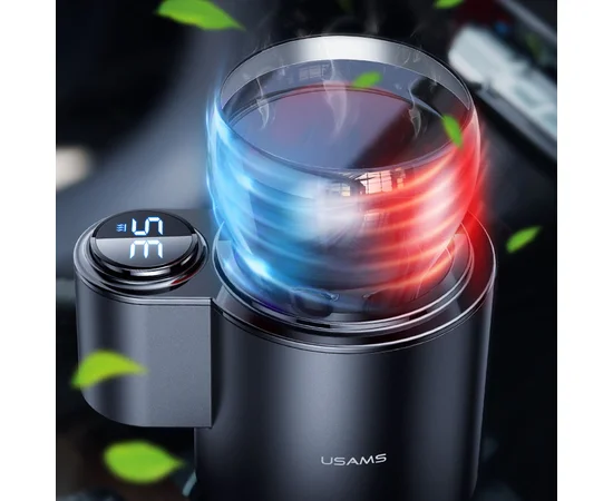 Термокружка Usams US-ZB160 Car Cooling And Heating Smart Cup Черный