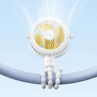 Портативный вентилятор Usams ZB289 Baby Stroller fan 2000mAh White