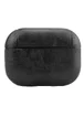 Кожаный футляр Leather series для наушников AirPods Pro Черный