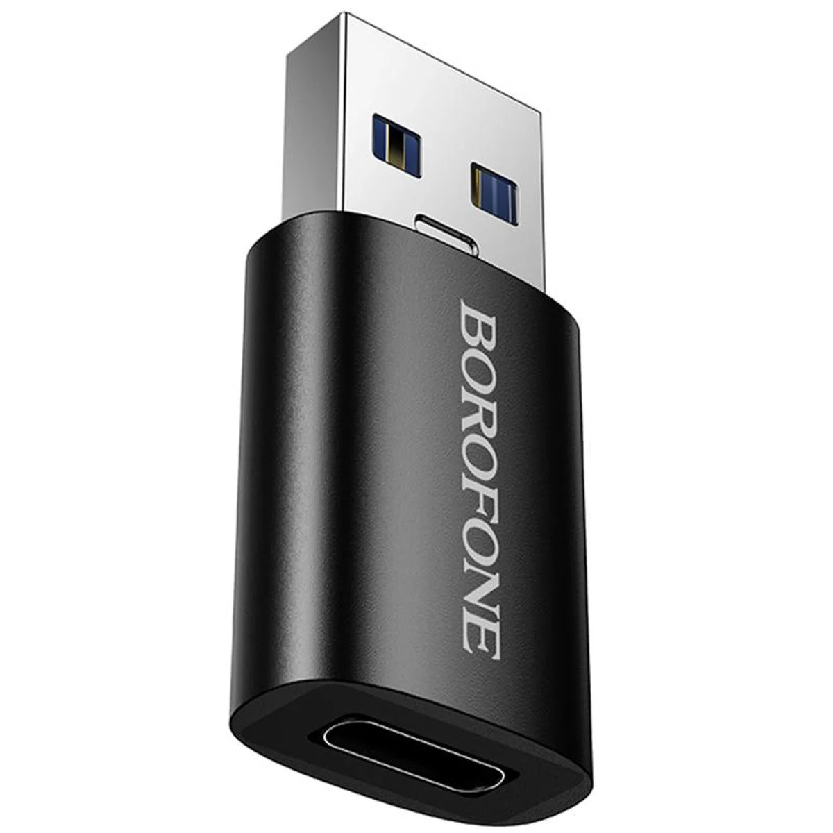 Переходник Borofone BV26B USB Male to Type-C Female USB3.0 Black