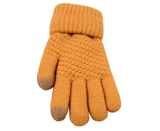 Перчатки сенсорные SHOU утепленные Оранжевый