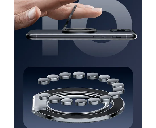 Держатель кольцо Acefast P1 Magnetic Ring Phone Holder Black