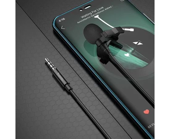 Микрофон петличный Hoco L14 3,5mm Черный