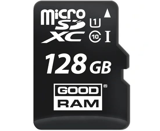 Карта памяти GoodRam microSDXC UHS-1 128 GB Class 10 + SD adapter + OTG Черный