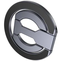 Магнитный держатель для телефона Hoco GH9 Double-ring Metal gray