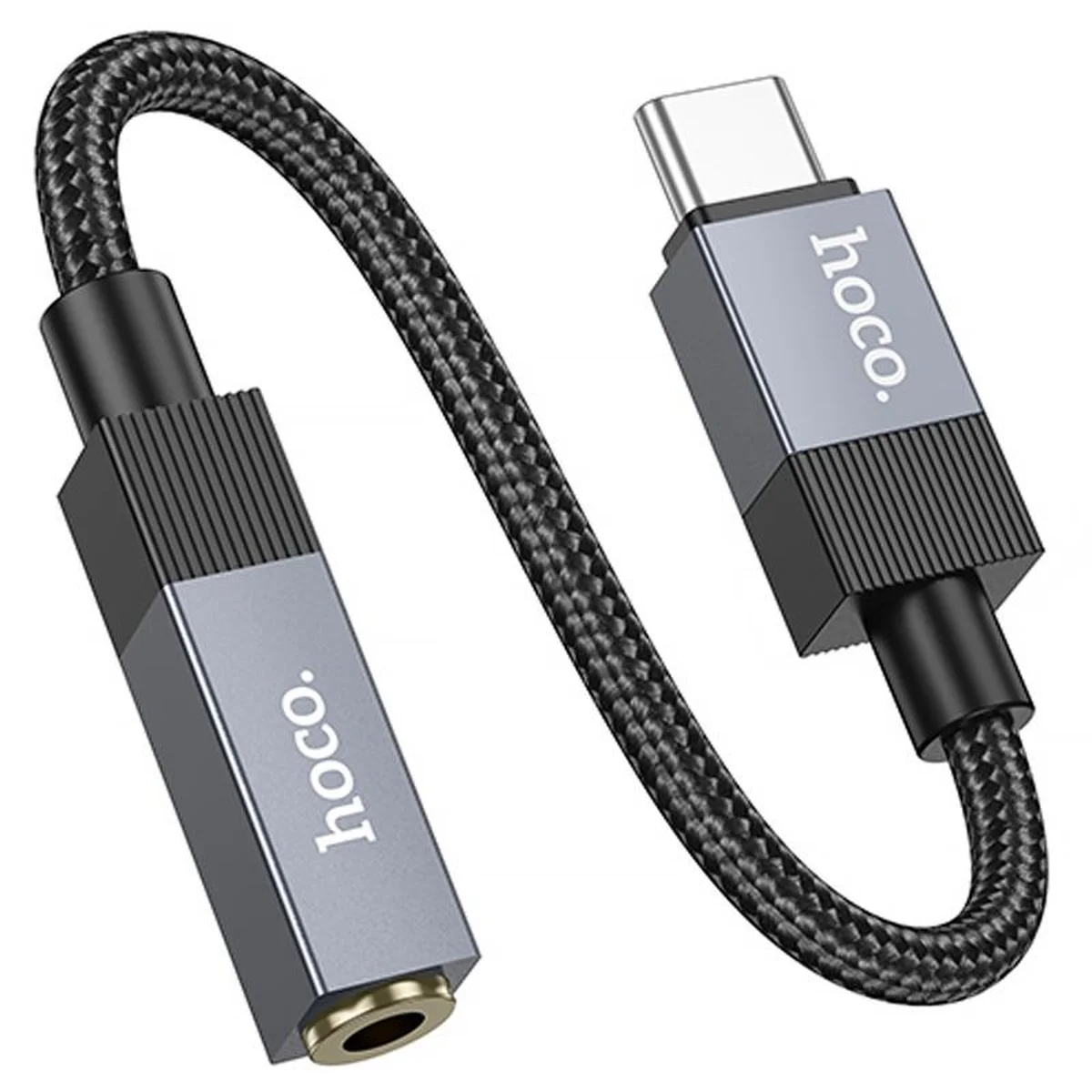 Переходник Hoco UPA32C Type-C to 3.5mm Black