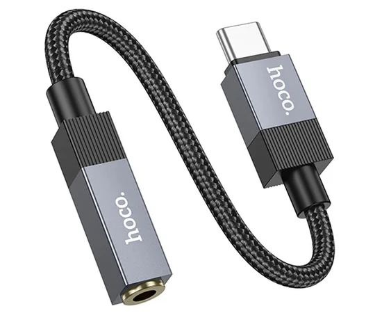 Перехідник Hoco UPA32C Type-C to 3.5mm Black