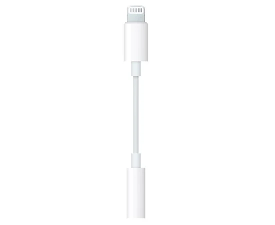 Переходник Lightning to 3.5 mm Jack Audio Adapter for Apple (AAA) (box) White