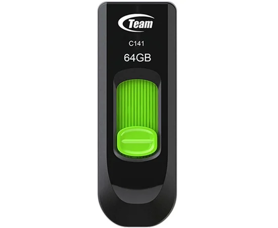 Флеш накопитель Team 64GB C141 USB 2.0 Зеленый