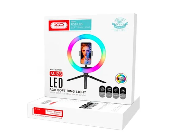 Кольцевая LED лампа XO BGD007/MJ26 Черный