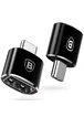 Переходник Baseus USB Female To Type-C Male Adapter Converter (CATOTG) Черный