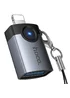 Переходник Hoco UA46 Lightning Male to USB Female USB2.0 Metal gray