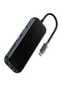Переходник Baseus Hub AcmeJoy 7-Port Type-C (HDMI*1+USB3.0*2+USB2.0*1+Type-C PD&Data*1+SD/TF) (WKJZ) Dark Gray
