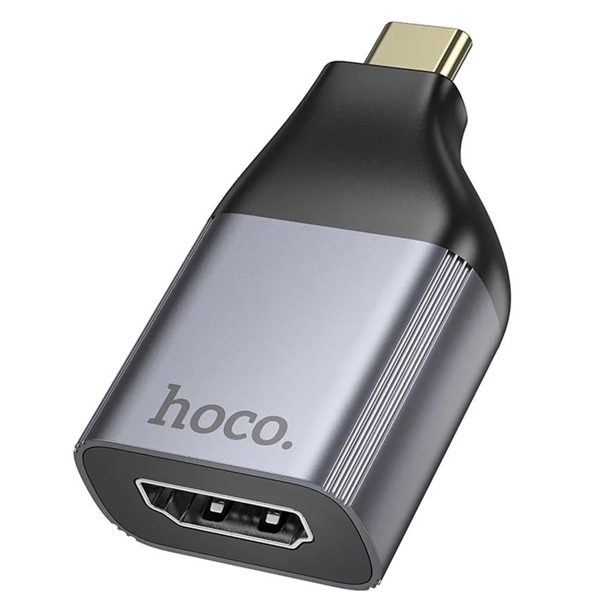 Переходник Hoco UA33 Type-C to HDTV Metal grey