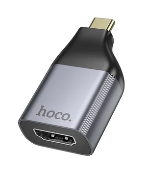 Перехідник Hoco UA33 Type-C to HDTV Metal grey