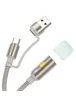 Кабель-светильник Hoco UA38C USB/Type-C to LED (0.3m) Gold