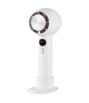 Портативный вентилятор YL007 with Display с подставкой для телефона 2000mAh White Портативный вентилятор YL007 with Display с подставкой для телефона 2000mAh White