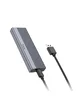 Внешний карман для M.2 SSD Hoco HB47 Enclosure (USB3.1/6Gbps) Metal gray