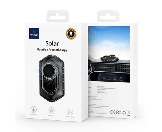 Ароматизатор у машину WIWU Wi-AR002 Solar Rotation Aromatherapy Black