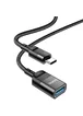 Переходник Hoco U107 Type-C male to USB female USB3.0 Black
