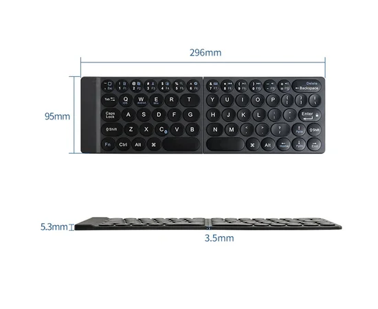 Клавиатура WIWU Fold Mini Keyboard FMK-01 Black