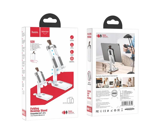 Держатель настольный Hoco S28 Белый