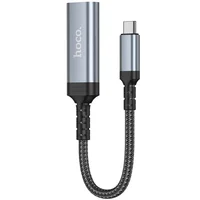Переходник Hoco UA43A Type-C to HDTV (0.2m) Metal gray