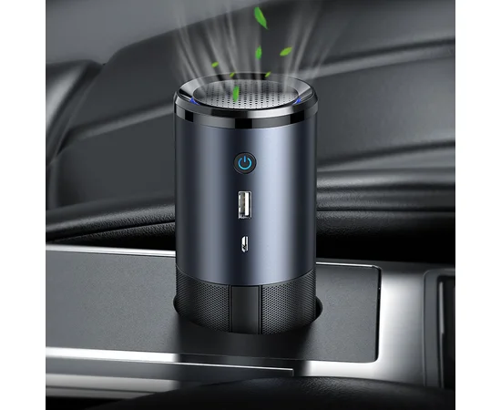 Портативный очиститель воздуха Usams US-ZB169 Черный / Серый