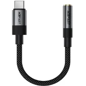 Перехідник Acefast J12 Type-C male to AUX 3.5mm female Black