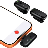 Петличный беспроводной микрофон Hoco L26 Dual-mic Smart AI (Type-C) Black