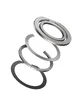Держатель для телефона Baseus Halo Series Foldable Metal Ring (Single ring) (SUCH00001) Silver