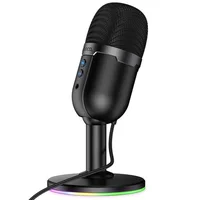 Мікрофон всеспрямований для геймінгу Hoco L25 Bright USB Black