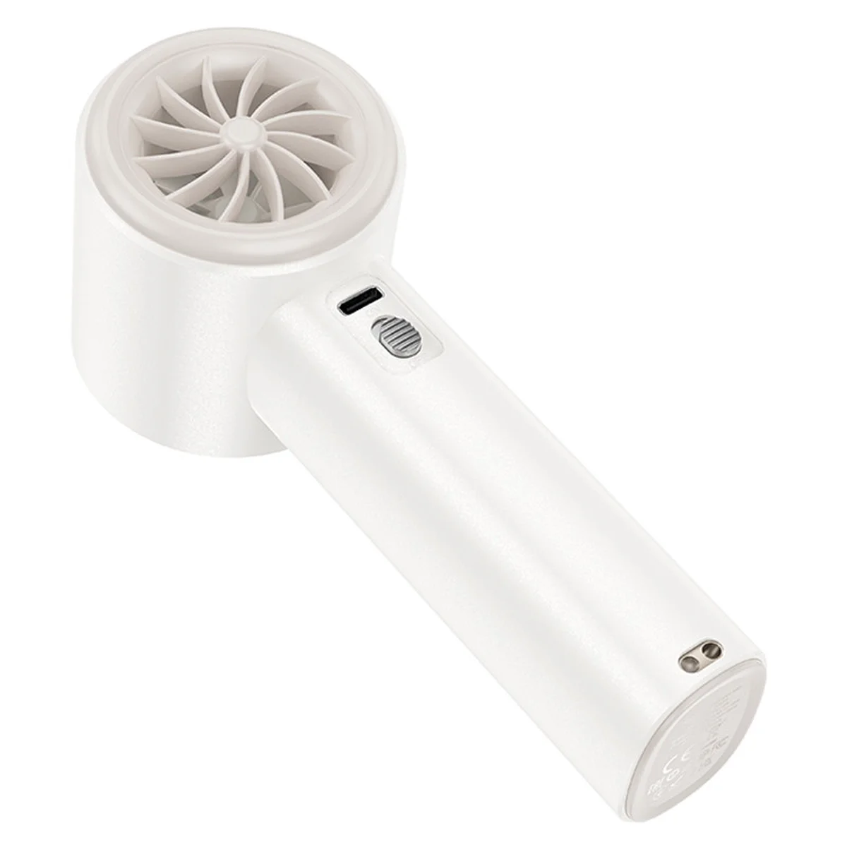 Портативный вентилятор Hoco HX64 Hurricane high speed handheld fan 3600 mAh White