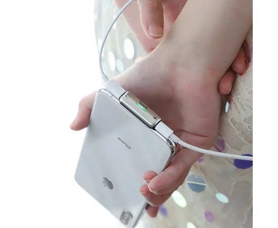 Переходник Hoco LS27 Dual Lightning Стальной