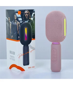 Караоке Микрофон-колонка KMC300 Pink Караоке Микрофон-колонка KMC300 Pink