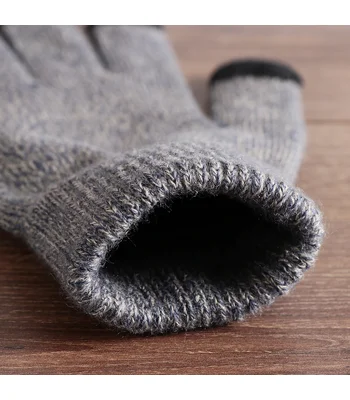 Рукавички сенсорні Warm caress (нескользящие) Світло-сірий