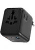 Сетевой универсальный переходник WIWU UA011 Warrior GaN 25W + 1USB-A/2C Black