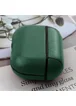 Кожаный футляр Leather series для наушников AirPods Pro Зеленый