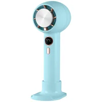 Портативный вентилятор YL007 with Display с подставкой для телефона 2000mAh Blue