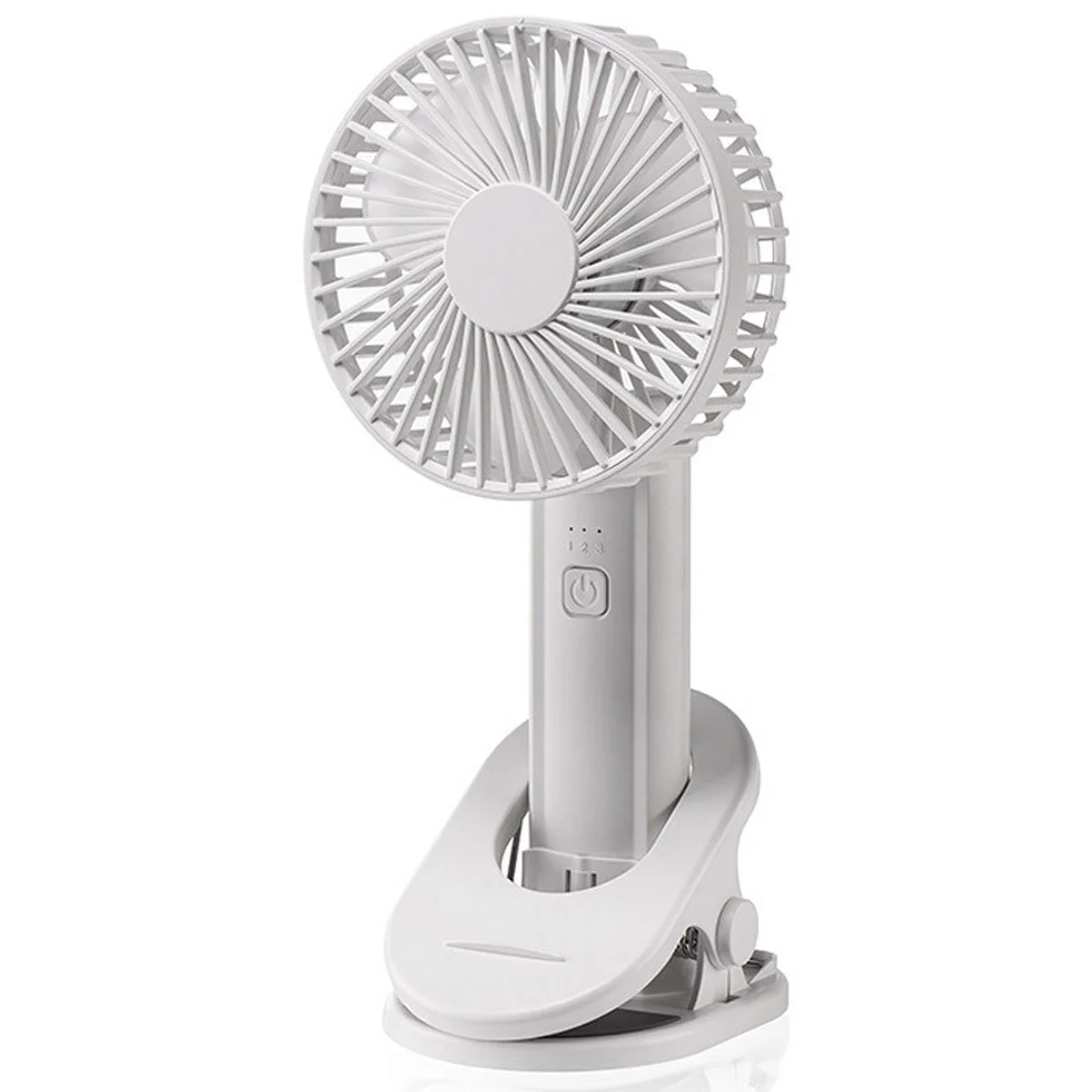 Портативный вентилятор K37 с зажимом 2000mAh White